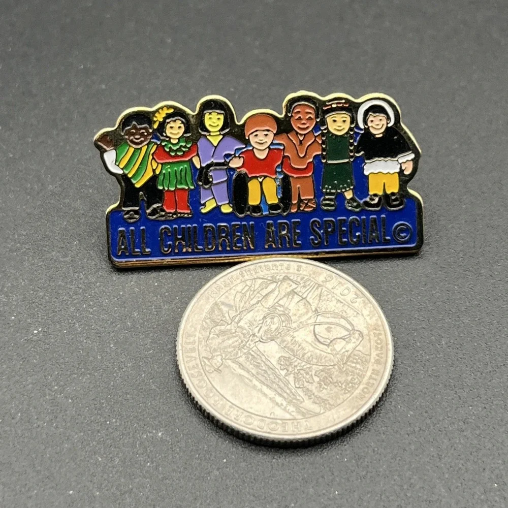 All‎ Children Are Special Lapel Hat Pin